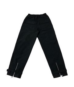 Damskie Spodnie Joggers Czarne Z Wysokim Stanem Kieszeniami Czarne XXL