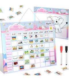 Tablica Magnetyczna Do Planowania Codziennych Aktywności Dzieci