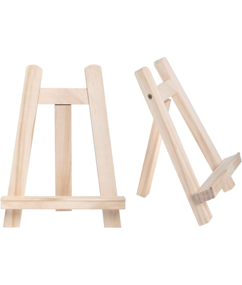 Zestaw 2 Mini Sztalug Drewnianych Stołowych 15x20 cm Stojaki Na Zdjęcia