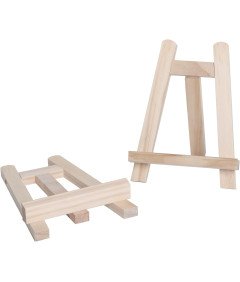 Zestaw 2 Mini Sztalug Drewnianych Stołowych 15x20 cm Stojaki Na Zdjęcia