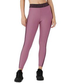 Legginsy Damskie Sportowe Do Jogi fitness Z Wysokim Stanem Kryjące Różowe L