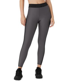 Legginsy Damskie Sportowe Do Jogi Fitness Z Wysokim Stanem Kryjące Szare L