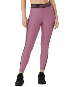 Legginsy Damskie Sportowe Do Jogi Z Wysokim Stanem Kryjące Różowe M