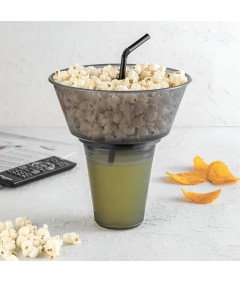 Kubki Wielokrotnego Użytku Na Napoje I Przekąski Ze Słomkami Podróżne 4 szt