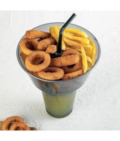 Kubki Wielokrotnego Użytku Na Napoje I Przekąski Ze Słomkami Podróżne 4 szt