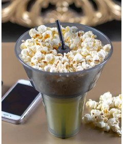 Kubki Wielokrotnego Użytku Na Napoje I Przekąski Ze Słomkami Podróżne 4 szt