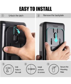 Dozownik Mydła W Pianie 1200 ml Montowany Na Ścianie Duża Pojemność