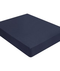 Prześcieradło Z Gumką 90x200x35cm Granatowe Mikrofibra Na Materac 35 cm