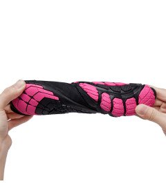 Buty Do Wody Unisex Kąpielowe Sportowe Do Pływania Czarno Różowe 36