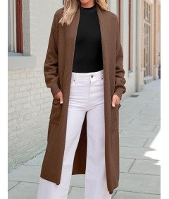 Elegancki Golf Damski Koszulka z Długim Rękawem Czarny Rozmiar XL