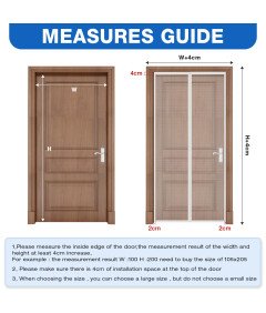 Magnetyczna Moskitiera Na Drzwi Balkonowe 85x205cm Biała Łatwy Montaż