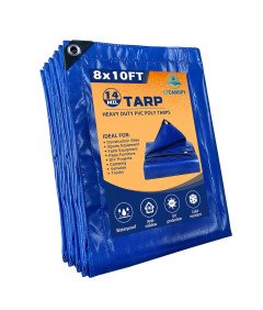 Plandeka Ochronna Wodoodporna Wiatroodporna Wytrzymała Oczka 1,8 x 3 m