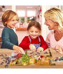 Kalendarz Adwentowy Boże Narodzenie Puzzle 1008 Elementów 70 x 50 cm