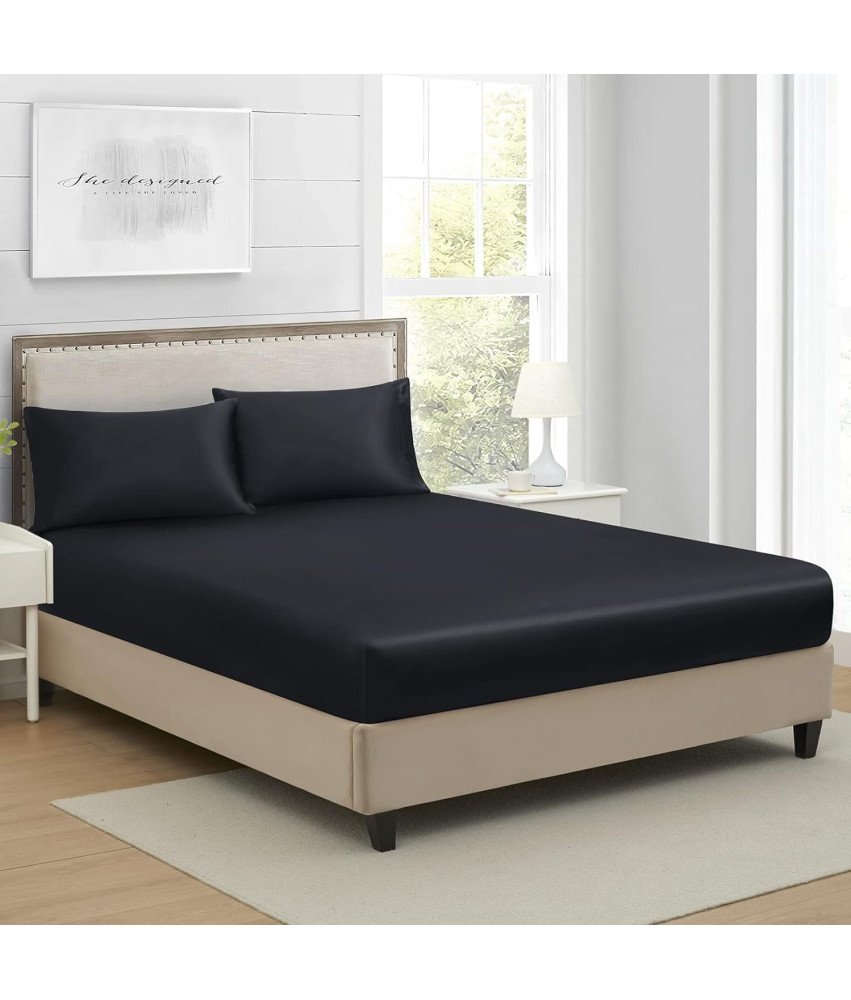 Prześcieradło Z Gumką Satynowe  180x200cm Do Wysokich Materacy 25–30cm