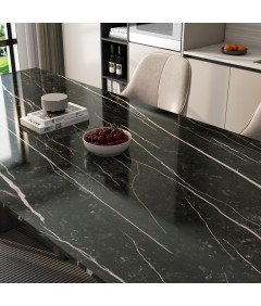 Folia Samoprzylepna Okleina do Mebli Blatów Marmur Czarno-Różowy 30cm x 5m