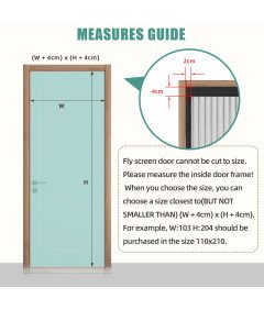Moskitiera Magnetyczna Na Drzwi Balkonowe Czarna 90x210 cm Bez Wiercenia