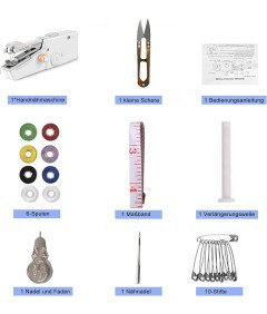 Mini Ręczna Maszyna Do Szycia Przenośna Elektryczna Dla Początkujących