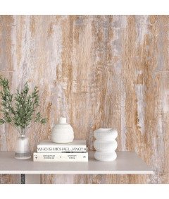 Samoprzylepna Tapeta Okleina Meblowa Drewno Brąz Szary Wodoodporna 40x300cm