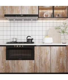 Samoprzylepna Tapeta Okleina Meblowa Drewno Brąz Szary Wodoodporna 40x300cm