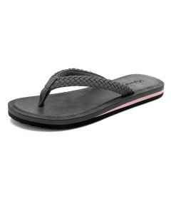 Klapki Japonki Plażowe Basenowe Lekkie Sportowe Unisex Czarne 36 EU