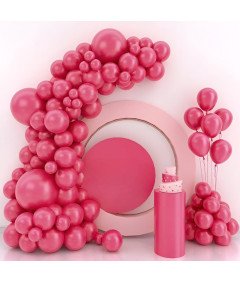 Zestaw Balonów Lateksowych Girlanda Dekoracyjna 110 sztuk Czerwone