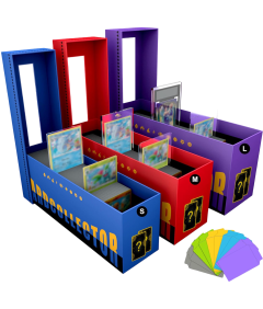 Pudełko Organizer Klaser Segregator na Karty Kolekcjonerskie Pokemon 3szt