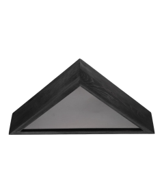 Ramka na Zdjęcia Nowoczesna Trójkątna Drewniana Czarna ‎44x22x8,5 cm