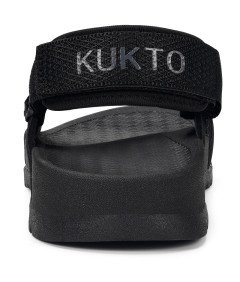 KUKTO Sandały Trekkingowe Sportowe Ortopedyczne Unisex Czarne 40 EU