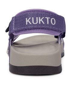 KUKTO Sandały Trekkingowe Sportowe Ortopedyczne Unisex Fioletowe 40 EU