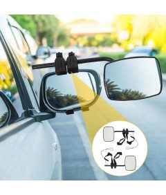 Uniwersalne Lusterka Do Przyczepy Kempingowej Zestaw 2szt Kamper Ciężarówka