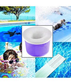 Zestaw 60 Nylonowych Skarpet Do Skimmera Basenowego Filtrujące Oczko Wodne