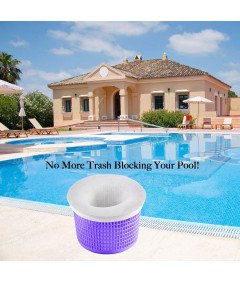 Zestaw 60 Nylonowych Skarpet Do Skimmera Basenowego Filtrujące Oczko Wodne