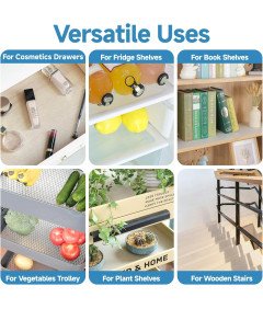 Przezroczysta Samoprzylepna Wkładka Do Szuflad I Lodówek 44,5 x 500 cm