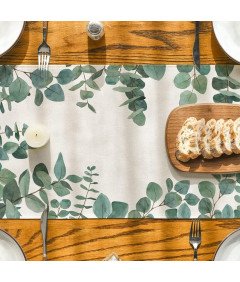 Letni Bieżnik Na Stół Eeukaliptus Dekoracja Kuchni I Salonu 40x300cm