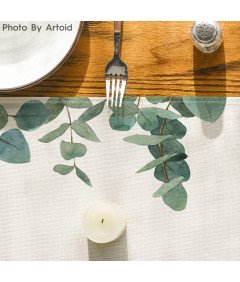 Letni Bieżnik Na Stół Eeukaliptus Dekoracja Kuchni I Salonu 40x300cm
