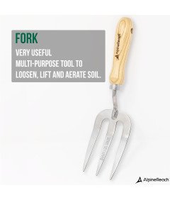 Zestaw Narzędzi Ogrodowych 4-Częściowy Zestaw Premium Ze Stali Nierdzewnej