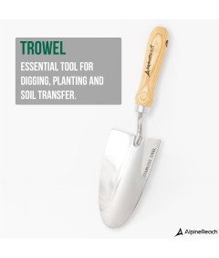 Zestaw Narzędzi Ogrodowych 4-Częściowy Zestaw Premium Ze Stali Nierdzewnej