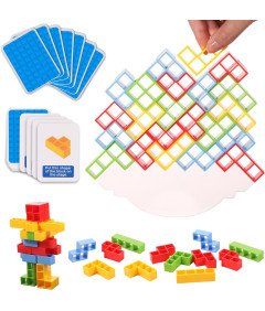 Gra Zręcznościowa Tetra Tower 48 Klocków Balansowych Dla Dzieci Dorosłych
