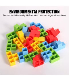 Gra Zręcznościowa Tetra Tower 48 Klocków Balansowych Dla Dzieci Dorosłych