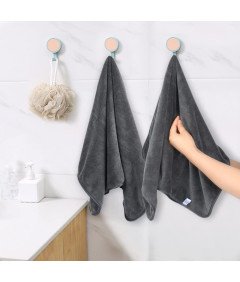 Ręczniki Szmatki z Mikrofibry do Czyszczenia Szare 40 x 76 cm 4 szt