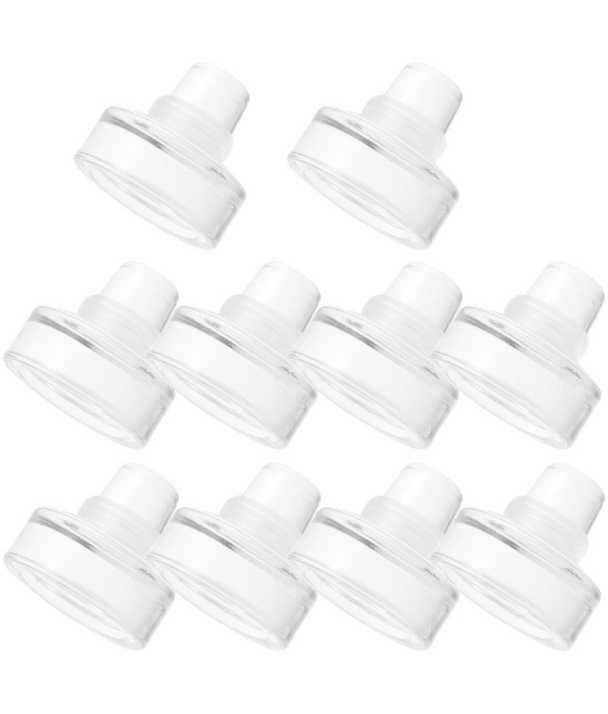 Korki Zatyczki do Wina Butelek Cylindryczne Stopery Szklane 10 szt