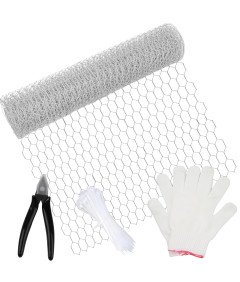 Siatka Druciana Sześciokątna Ogrodzenie Cęgi Oczka 13 mm 40 cm x 6 m