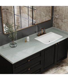 Samoprzylepna Tapeta Winylowa 30x300 cm Okleina Meblowa Szaro-zielona