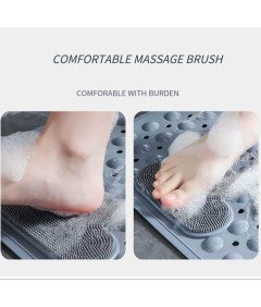 Antypoślizgowa Mata Prysznicowa z Przyssawkami Odporna na Pleśń 70x40 cm