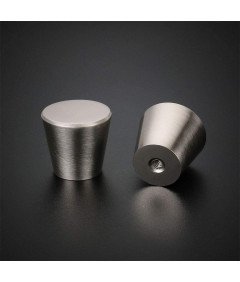 Gałki do Mebli Zestaw 15 Sztuk Uchwyty do Szafek Aluminiowe Srebrne