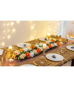 BLOSMON Komplet umetnih šopkov vrtnic 6 kosov 50 x 22 x 13 cm