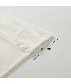 Zasłony Zaciemniające Termiczne 2 sztuki 132x225cm Biała Kość Słoniowa