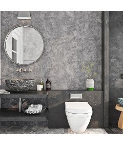 FunStick Folia Samoprzylepna Meblowa Szara Betonowa Wodoodporna 40cm x 12m