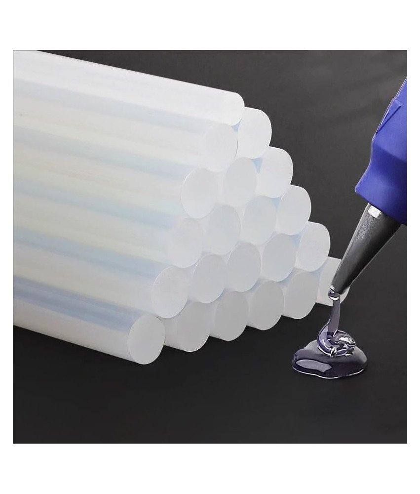 Klej do Pistoletu na Gorąco Wkłady Klejowe Bezbarwne 30 Sztuk Sztyfty 7mm