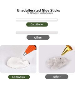 Klej do Pistoletu na Gorąco Wkłady Klejowe Bezbarwne 30 Sztuk Sztyfty 7mm
